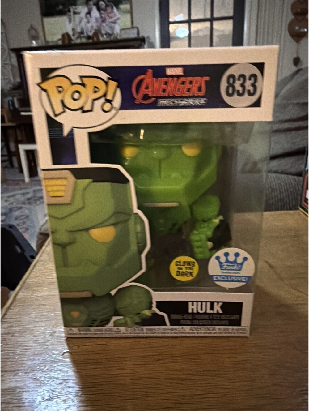 Funko Pop! Vinyl: Marvel - Hulk (Glows in the Dark) - Funko (Exclusive) #833 (A)